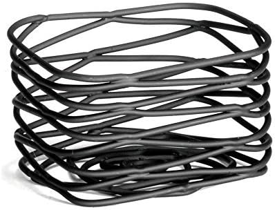 TableCraft BK156 Artisan Collection Black Metal Sugar Packet Holder by Artisan Collection