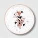 Produktbild Luxus-Modernwall-Uhr, Stilvolle Diamant-Rose Gold 12 Zoll Circular Plating Metall Shell Nicht Tickende Gelten Für Home Office Küche,B