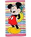 Produktbild Badetuch / Strandtuch - " Disney Mickey Mouse - Ananas " - 70 cm * 140 cm - Frottee / Velours - 100 % Baumwolle - Handtuch - Mädchen & Jungen - 70x140 für Kinder - Badehandtuch - Kinderbadetuch - Kinderstrandtuch - Strandlaken - Saunatuch - Saunahandtuch - Micky Maus / - Playhouse - Comic Figur