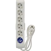 Viko Multi-Let 6lı Priztopraklı Kablolu &Ccedil;.K 1mt Priz