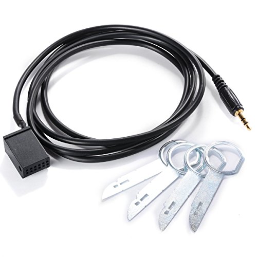 XCSOURCE® Für Ford Fokus Mondeo Entfernung Schlüssel+6000CD AUX IN Adapter Kabel AC225 - 2