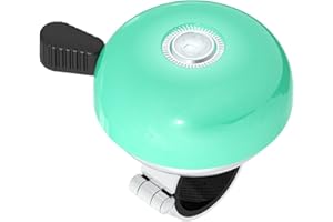 Greallthy Campanello per bici retrò in 6 colori metallici, suono forte adatto a tutte le bici, ideale per adulti e bambini.