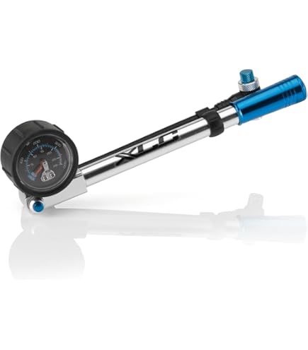 GIYO GS-41 Mini Shock Pump with Gauge 300psi Tyre Tube Suspension