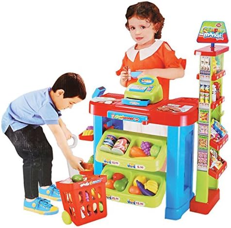 Role Play Kitchen Supermarket Play Set