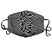 Produktbild HUSDFS Mouth Maske Unknown Radio Waves - Unknown Pleasures Anti Dust Face Mouth Cover Mask Respirator Cotton Protective Face Safety Warm Windproof Mask