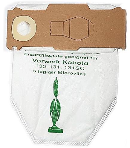 Beutel Sparset 12 Staubbeutel 12 Duftsteine Geeignet Für Vorwerk Kobold VK 130 131 Sc Mikrovlies Vk130 Vk131 Vorwerk Staubsauger
