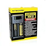 Nitecore i2 (New 2017 version) Intelligent Charger Universal Smart Battery Charger for 18350 16340 26650 18650 16340 AA/AAA r