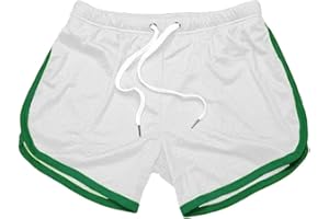 Oanviso Pantaloncini Sportivi da Uomo Vita Elastica con Coulisse Pantaloncini in Rete Traspirante Atletico Fitness Shorts Asciugatura Veloce Pantaloni da Bagno Leggero Estate Shorts