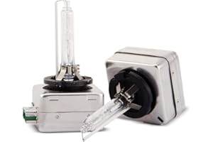 Ricoy D3S HID Xenon Lampadina di ricambio 12 V 35 W fari auto fari (confezione da 2) (12000 K)