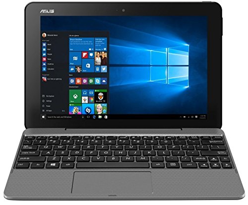 ASUS Transformer Book T101HA Convertible Laptop  Intel Quad-Core Atom X5-Z8350 1 44GHz  4GB RAM  64GB eMMC  10 1  Touch  No-DVD  Intel HD  WIFI  Bluet
