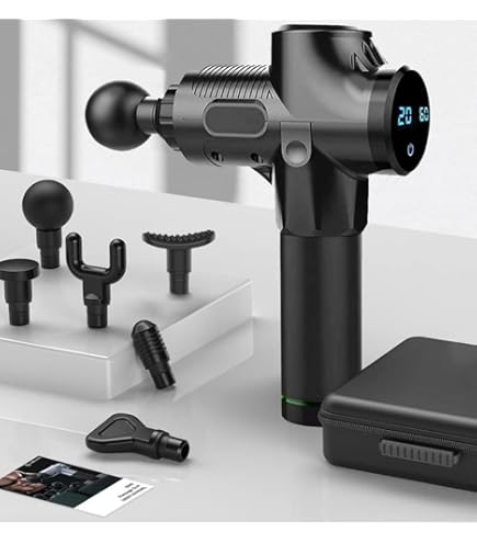 Full Body Massager Fascial Massage Gun Electric Percussion Pistol Massager For Body Neck Back Deep Tissue Muscle Relaxation Pain Relief Fitness 230516 From Mang07, $90.23 - View #14