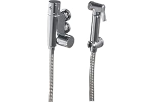 Plumbsys Thermostatique Douche Bidet WC toilettes Set, pour l'hygiène personnelle quotidienne, Laiton Vannes Chromé