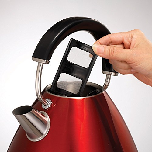 Morphy Richards 102004EE Accents Wasserkocher Pryramide rot - 8