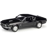 Welly 1969 Ford Mustang Boss 429 Siyah 1:24 Model Araba