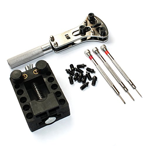 294 teiliges Professionelles Uhr Reparieren Werkzeug Uhrmacher mit fall von Belle Vous – Link Remover, Uhr Batterie Entferner, Uhr zuruck Fall offner, Fruhling Stift Bar, Uhren Reparatur Set - 4