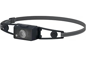 LEDLENSER LED LENSER Neo 1r, Lampada Frontale Unisex Adulto, Nero, Taglia Unica