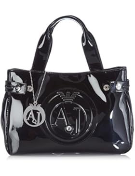 Armani Jeans 0523555 0523555 Damen Shopper 28x20x9 cm (B x H x T), Schwarz (Nero - Black 12)