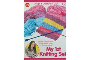 ATOZ My First Knitting Set - Girls Creative Junior Craft Kit by A TO Z