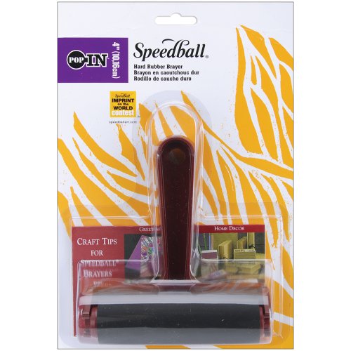 Speedball 4 – Zoll superkardierte Hard Gummi Pop in Brayer, rot