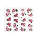 Produktbild Bluelover Flower Skull Rabbit Design Nail Sticker Aufkleber-# 16