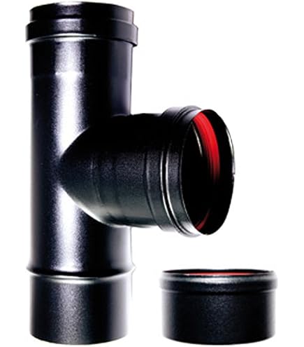 Coude 90° Émaillé DN 80 Pour Poêle à Granulés/Bois - Acier Peint à 600°C, Fabriqué En Italie