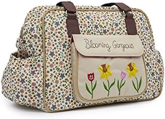 Pink Lining Blooming Gorgeous Baby Changing Nappy Bag - Busy Bees