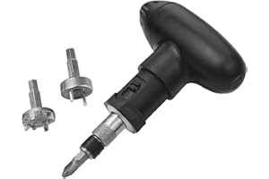 TGUS Golf Spike Wrenches, Einstellgriff Golfschuhe Spike Wrench mit Adapter, einfache Verwendung für Shoe Aid Golf Spikes Key Golf Spike Remover Tool