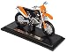 Produktbild KTM 450 EXC Enduro Orange 1/18 Maisto Modell Motorrad mit individiuellem Wunschkennzeichen