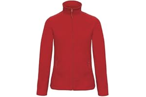 Niscioma Felpa Zip Intera Donna - Maglia Tuta Felpata Invernale Maglie Senza Cappuccio Tinta Unita, Felpe da Lavoro Micropile Poliestere, Modello Basic Lady