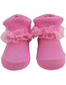 Festliche schöne Babysöckchen mit Spitze Baby Socken Mädchen Söckchen Taufe Hochzeit Strümpfe Neugeborene Säugling...