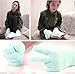 niceEshop(TM) Thermoplastic Gel Lining Botanical Oils SPA Moisturizing Gloves And Socks (Green)