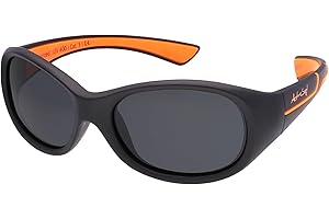 ActiveSol Kids @School Sports Sunglasses 100% UV 400 Protection, Polarised, indestructible, made of flexible rubber, 5-10 years, Only 22 g, Gift