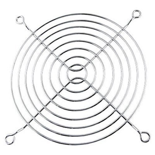 SODIAL (R) PC DC Lueftergitter Schutz Metall Fingerschutz 120 mm 12cm Silber Ton