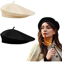 KMMBBTY Cappelli Da Berretto Francese In Lana Vintage Per - Foto 6