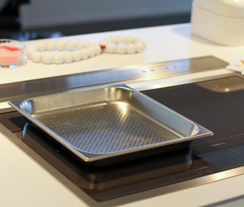 Greyfish GN Behälter :: gelocht :: für Gaggenau / Miele / Siemens Dampfgarer (Edelstahl / Spülmaschinentauglich, Gastronorm 1/2, B 32,5 x T 26,5 x H 4,0) - 5