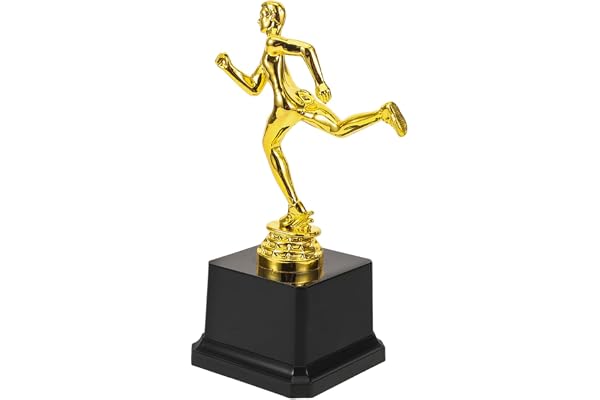 POPETPOP Trophée Course À Pied 7 Pouces Trophée De Cérémonie pour Récompense Sportive Concours Et Fête