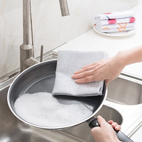 Nikgic-Mikrofaser-Reinigungstcher-Reinigungstcher-Lappen-Mikrofaser-Putztuch-Kchentuch-3030-cm