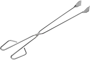 Sauvic 04470 - Pinza Barbacoa Inoxidable, 18/8, 55 cm