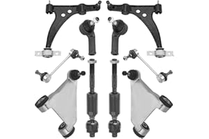 TEILEX GERMANY Kit bracci di sospensione anteriore compatibile per ALFA ROMEO 166 98-07 TYPE 936 composto da 10 ricambi auto