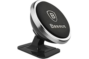 Baseus NT0S obrotowy uchwyt magnetyczny 360 stopni (srebrny/czarny)