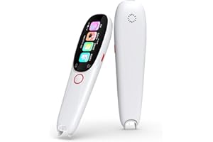 YUNSEITY Language Translator Device 134 Languages, OCR Pen Scanner Reader with 3.0in Touchscreen Dyslexia Suitable for Language Learners, Support Wifi, BT