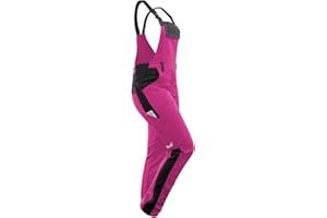 strongAnt Latzhose Damen stretch Arbeitshose für Frauen mit Kniepolstertaschen Baumwolle Cargo Hose Schwarz Grau Pink