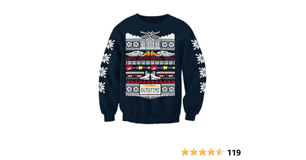 back to the future christmas jumper