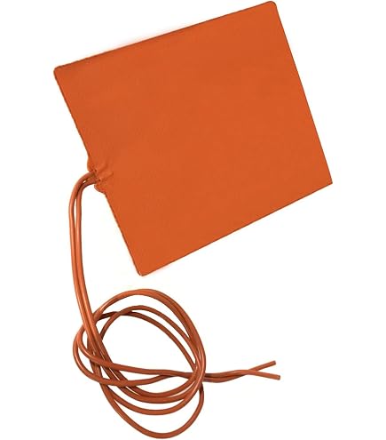 ViaGasaFamido Silikon-Heizkissen 12V 60W – 100x150 Mm, Flexibel, Bis 200°C – Für Industrieanlagen & Rohrbegleitheizung