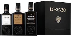 MANFREDI BARBERA Confezione regalo Olio Extra Vergine di Oliva "I Tre Lorenzo" Barbera 500 ml x 3