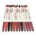 Oyedens 12pcs/Set Waterproof Lip Liner Pencil Long Lasting Lipliner Makeup Tools