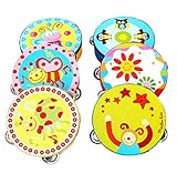 Ularma Jingle Percussion Hand Bell Tambourine Musical Instrument Toy