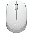 Logitech M171 Wireless Mouse for PC, Mac, Laptop, 2.4 GHz with USB Mini Receiver, Optical Tracking, 12-Months Battery Life, Ambidextrous - White
