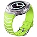 Produktbild für Samsung Galaxy Gear S2 SM-R720,Culater Luxus Bunte Weiche TPU Silikon Uhrenarmband Riemen (Grün 1(Länge: 15cm/5.9"-22cm/8.7"))