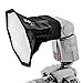 Produktbild Mini Octagon Softbox Diffusor Octobox Bouncer "Life of Photo" MF-15 Durchmesser 15cm für Systemblitz Aufsteckblitz